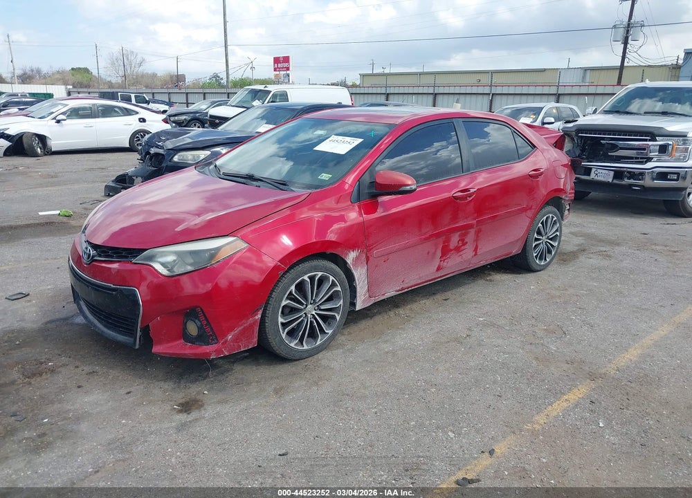 2014 TOYOTA COROLLA S PREMIUM VIN: 2T1BURHE0EC108231