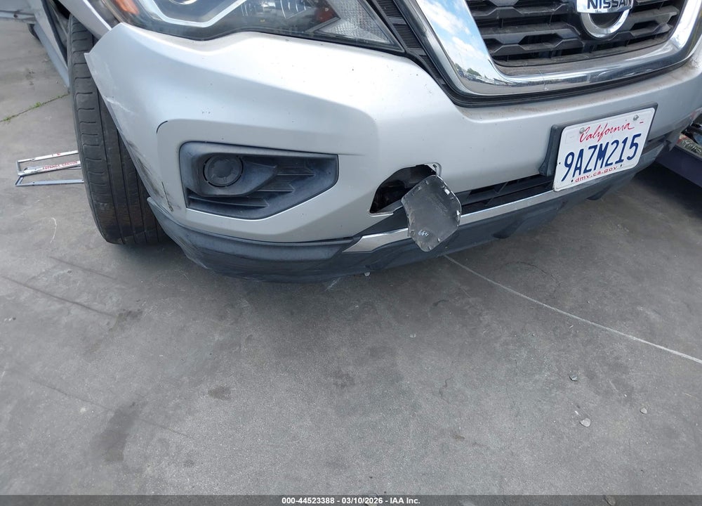 2019 NISSAN PATHFINDER S VIN: 5N1DR2MN0KC606825