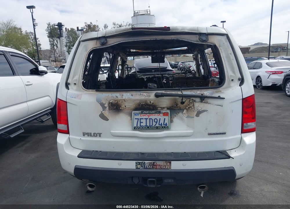 2010 HONDA PILOT TOURING VIN: 5FNYF3H92AB012675