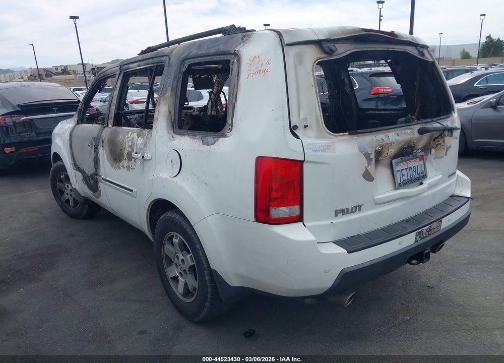 2010 HONDA PILOT TOURING VIN: 5FNYF3H92AB012675