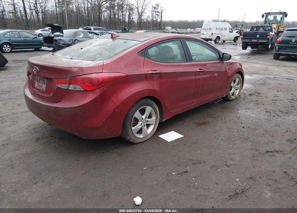 2013 HYUNDAI ELANTRA GLS VIN: 5NPDH4AE8DH232639