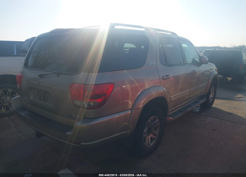 2005 TOYOTA SEQUOIA LIMITED V8 VIN: 5TDZT38A55S253087