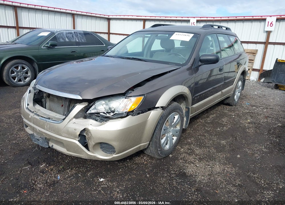 2008 SUBARU OUTBACK VIN: 4S4BP60C587346772