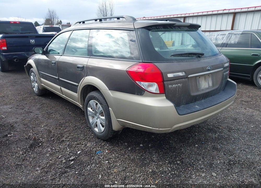 2008 SUBARU OUTBACK VIN: 4S4BP60C587346772