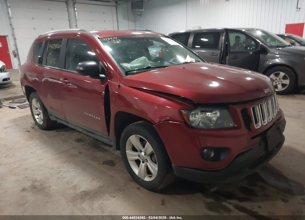2016 JEEP COMPASS SPORT VIN: 1C4NJDBB1GD638690