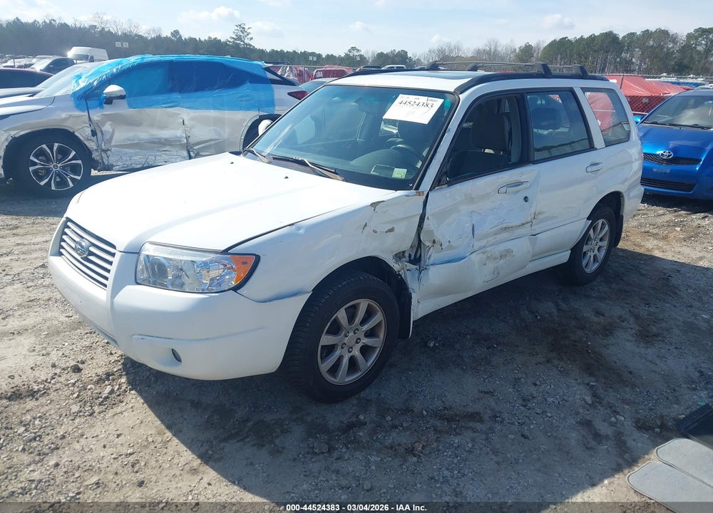 2006 SUBARU FORESTER 2.5X VIN: JF1SG65676H741072