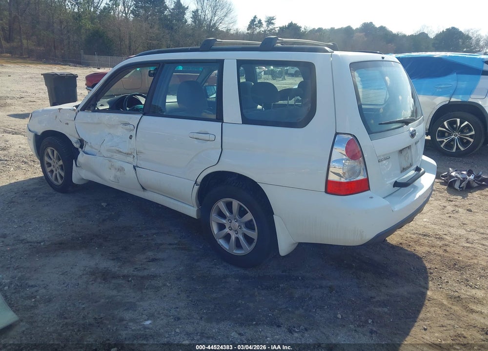 2006 SUBARU FORESTER 2.5X VIN: JF1SG65676H741072
