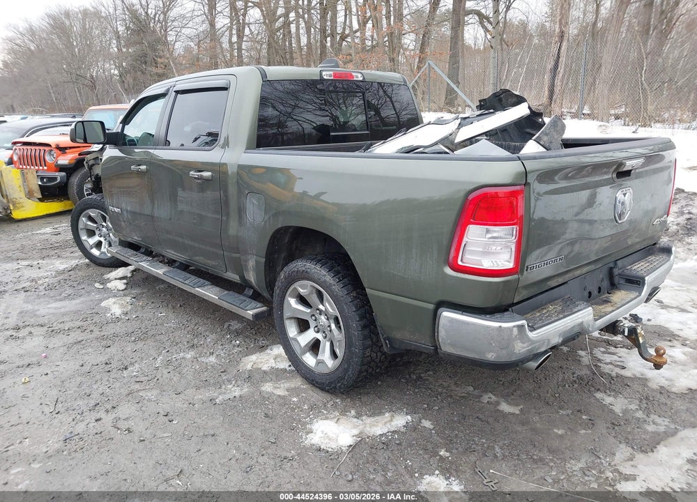 2020 RAM 1500 BIG HORN  4X4 5'7 BOX VIN: 1C6SRFFT0LN403560