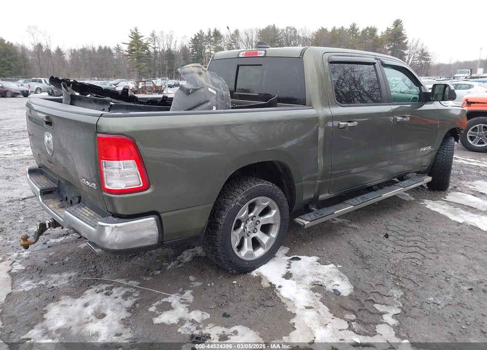 2020 RAM 1500 BIG HORN  4X4 5'7 BOX VIN: 1C6SRFFT0LN403560