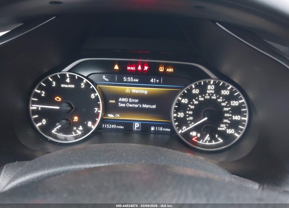 2015 NISSAN MURANO SL VIN: 5N1AZ2MH5FN252047