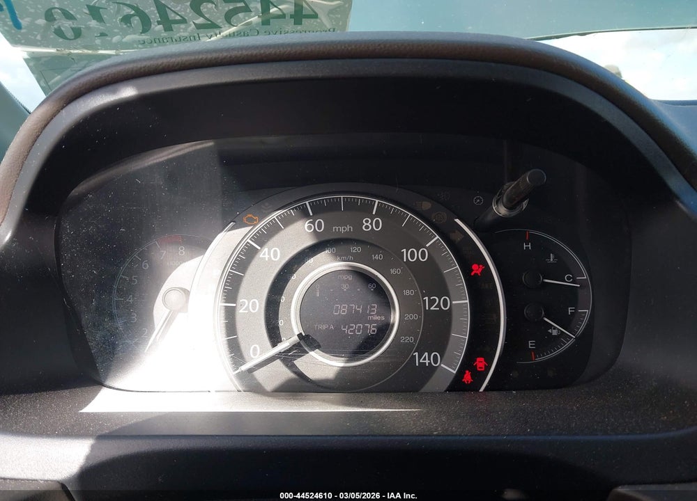 2012 HONDA CR-V EX VIN: 5J6RM3H58CL003044