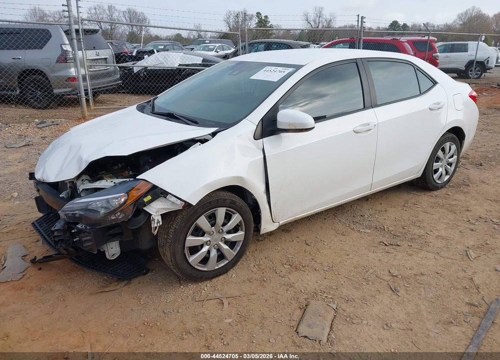 2018 TOYOTA COROLLA LE VIN: 2T1BURHE8JC029156