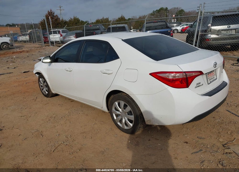 2018 TOYOTA COROLLA LE VIN: 2T1BURHE8JC029156