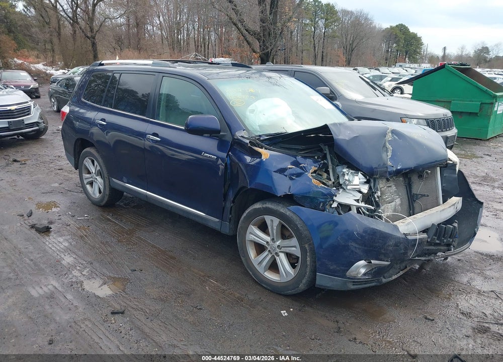 2012 TOYOTA HIGHLANDER LIMITED V6 VIN: 5TDDK3EH9CS157085