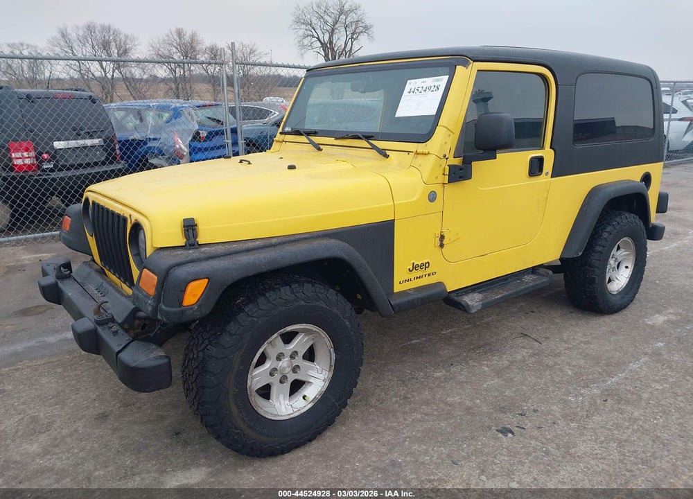 2004 JEEP WRANGLER UNLIMITED VIN: 1J4FA49S94P777576