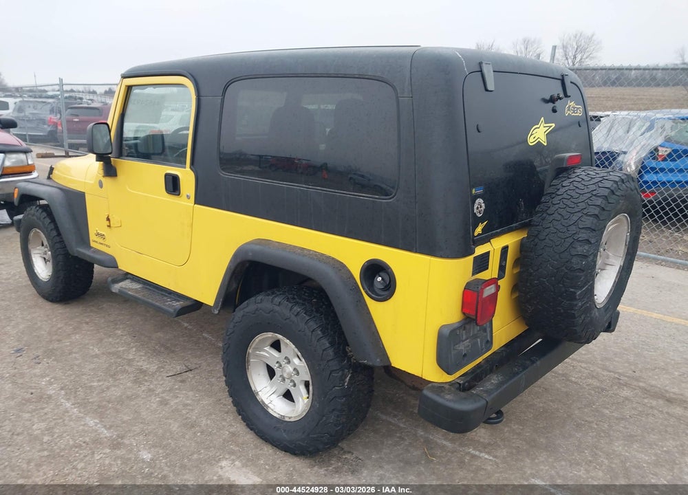 2004 JEEP WRANGLER UNLIMITED VIN: 1J4FA49S94P777576