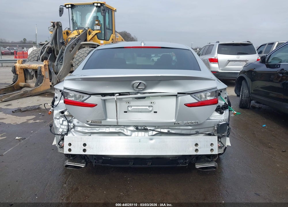 2017 LEXUS RC 200T VIN: JTHHA5BC8H5005450