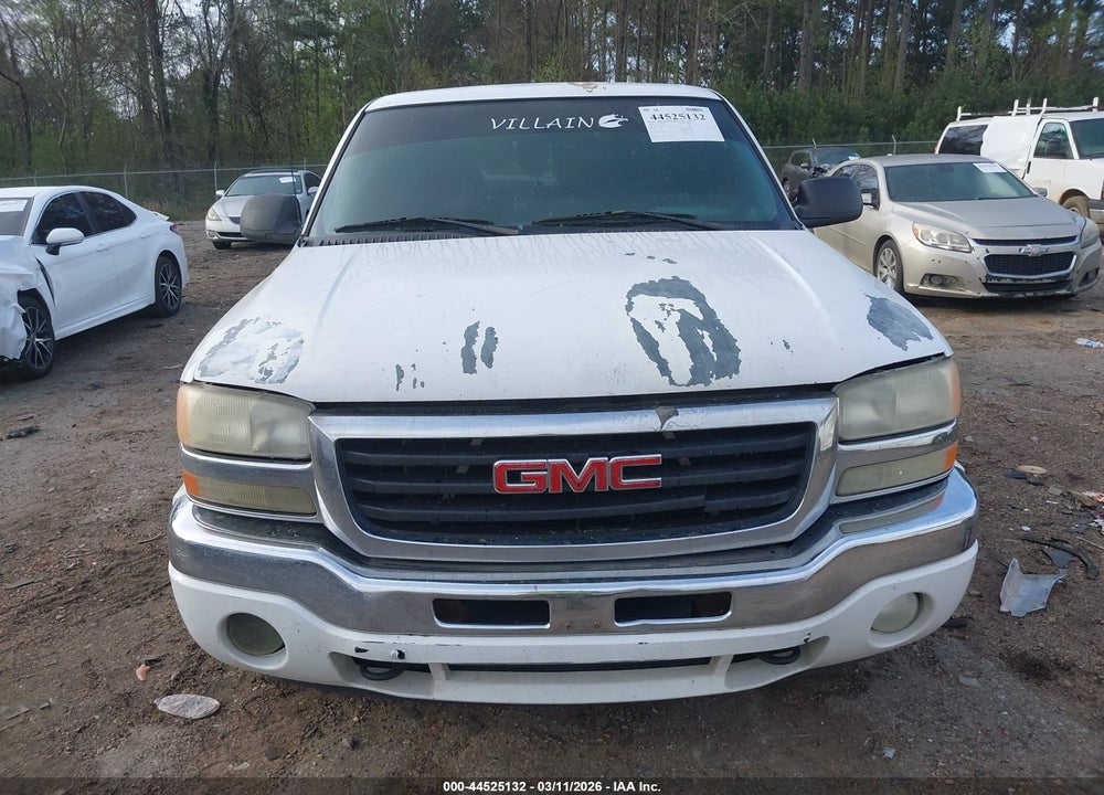 2006 GMC SIERRA 1500 SLE1 VIN: 1GTEC19T16Z131085