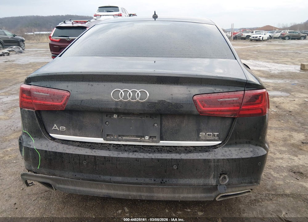 2017 AUDI A6 2.0T PREMIUM VIN: WAUF8AFC7HN072562