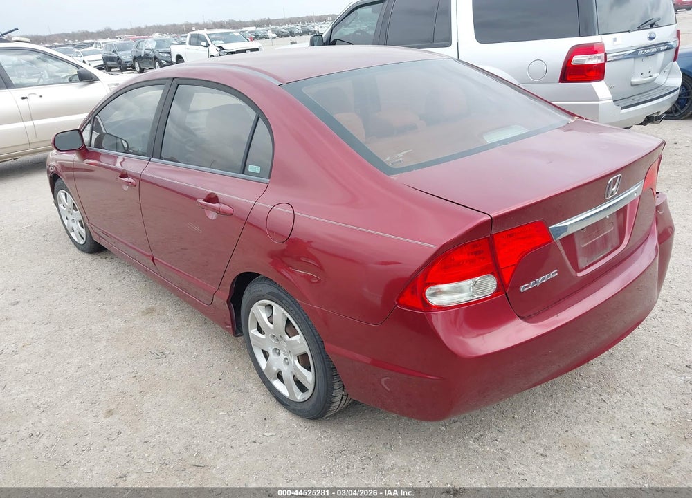 2009 HONDA CIVIC LX VIN: 19XFA16539E043302