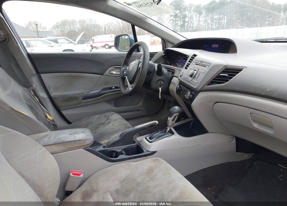 2012 HONDA CIVIC LX VIN: 19XFB2F54CE322638