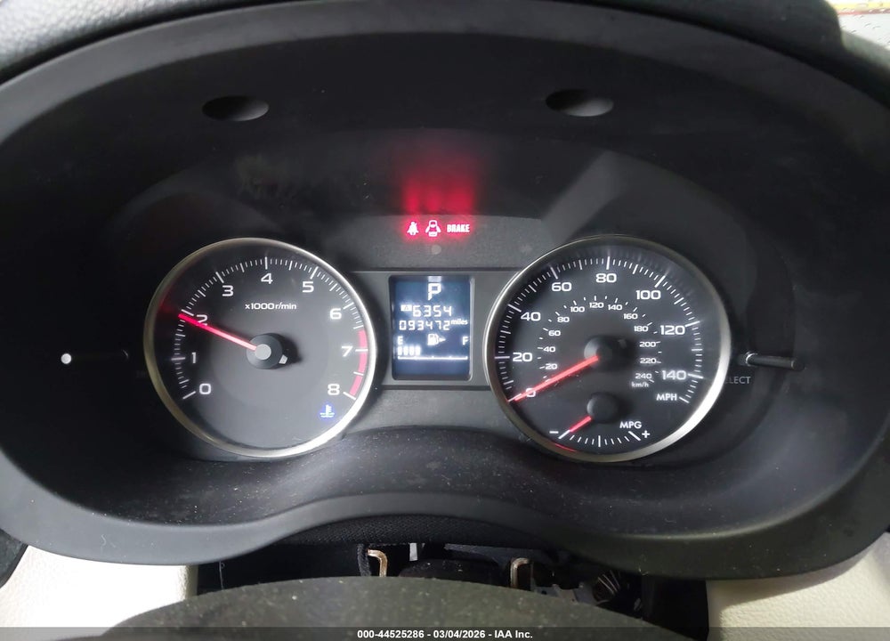 2015 SUBARU IMPREZA 2.0I VIN: JF1GPAA68F8311145