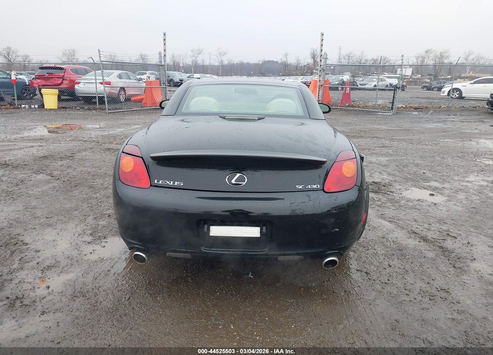 2005 LEXUS SC 430 VIN: JTHFN48Y950068820