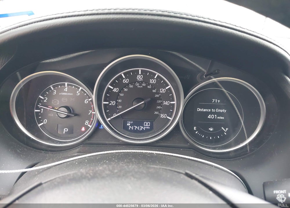 2016 MAZDA 6 I TOURING VIN: JM1GJ1T51G1463696