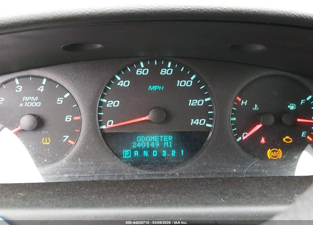2011 CHEVROLET IMPALA POLICE VIN: 2G1WD5EM5B1220712