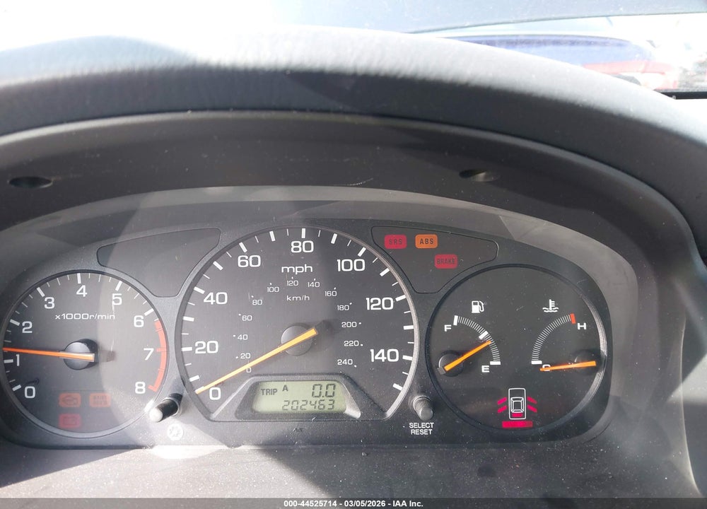 1999 HONDA ACCORD EX VIN: 1HGCG5551XA036666