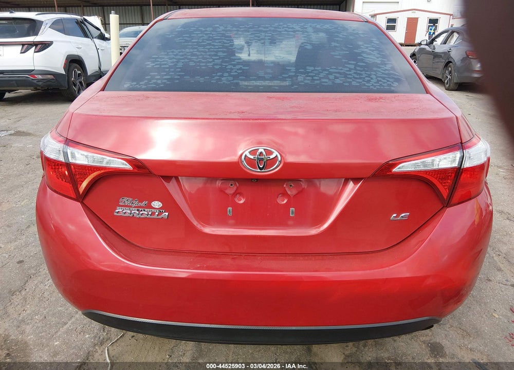 2016 TOYOTA COROLLA L VIN: 5YFBURHE0GP428152