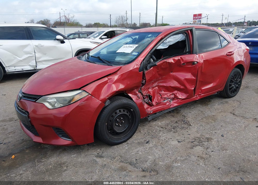 2016 TOYOTA COROLLA L VIN: 5YFBURHE0GP428152