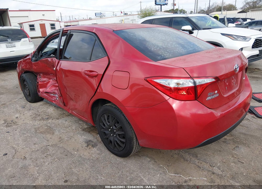 2016 TOYOTA COROLLA L VIN: 5YFBURHE0GP428152