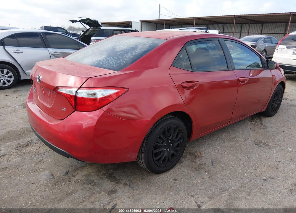2016 TOYOTA COROLLA L VIN: 5YFBURHE0GP428152