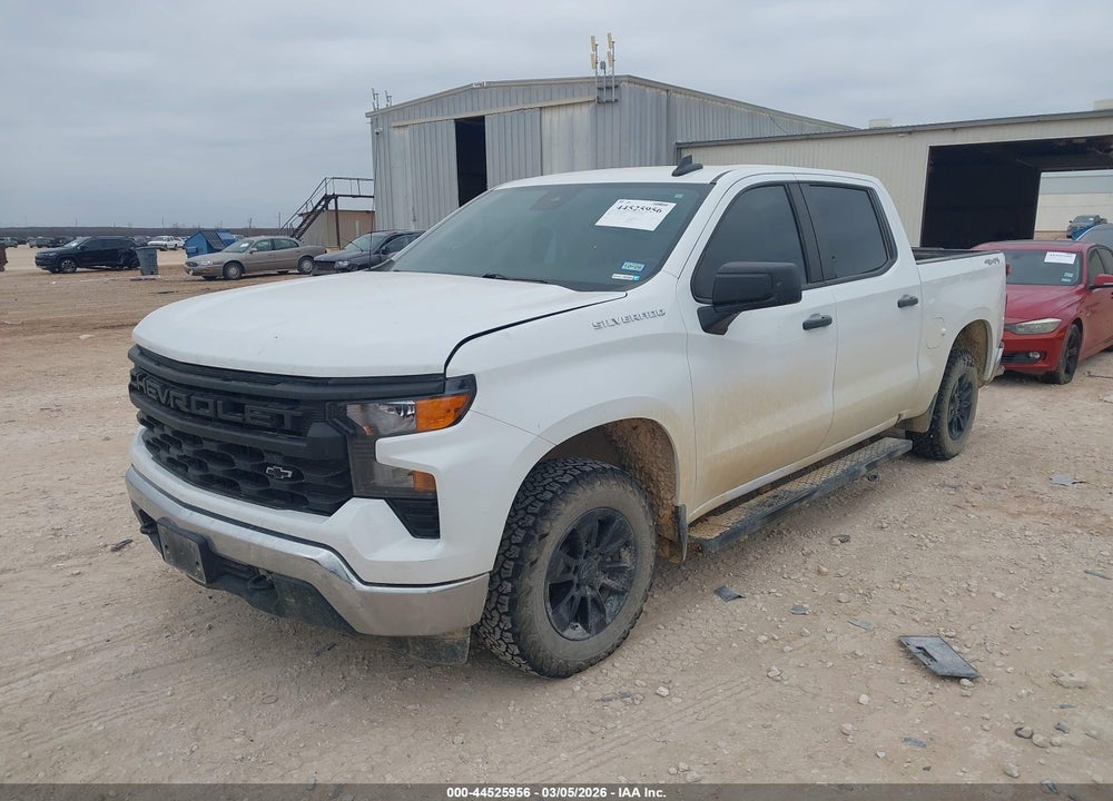 2023 CHEVROLET SILVERADO 1500 4WD  SHORT BED WT VIN: 1GCPDAEK3PZ324407
