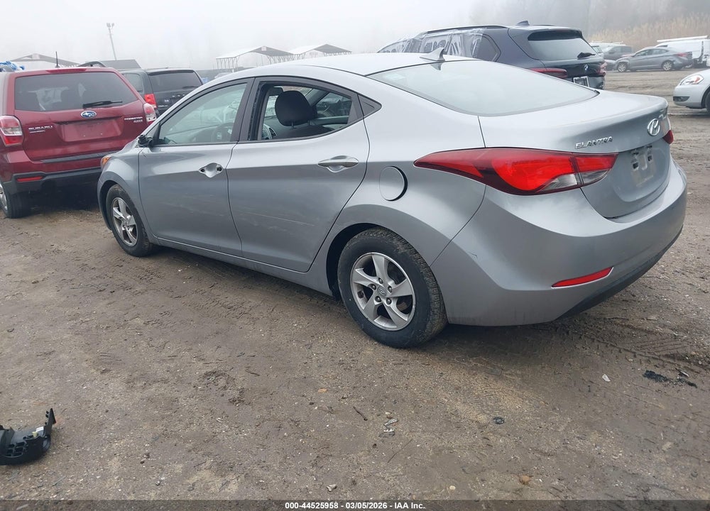 2015 HYUNDAI ELANTRA SE VIN: 5NPDH4AE0FH567963