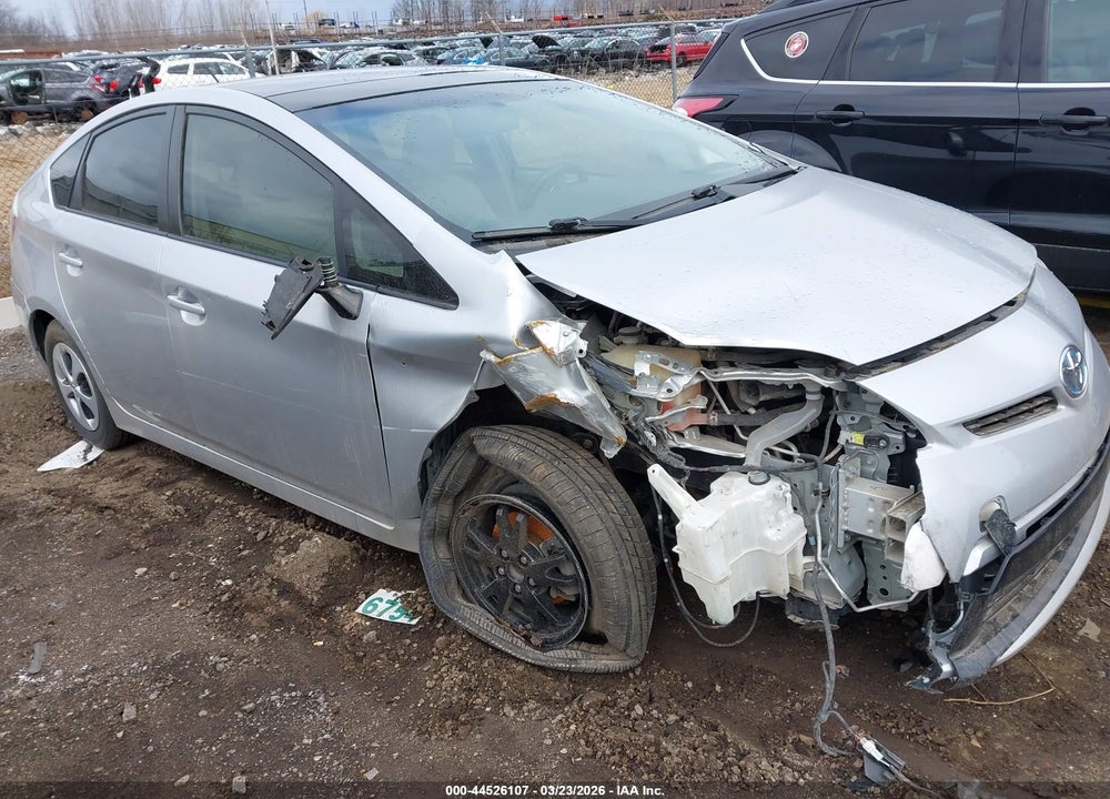 2013 TOYOTA PRIUS THREE VIN: JTDKN3DU5D5606511