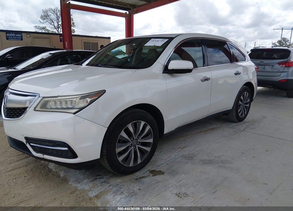 2015 ACURA MDX TECHNOLOGY PACKAGE VIN: 5FRYD3H45FB010662