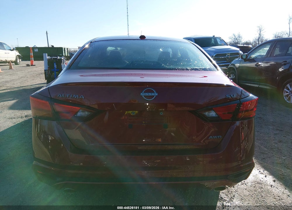 2024 NISSAN ALTIMA SV INTELLIGENT AWD VIN: 1N4BL4DW6RN422365