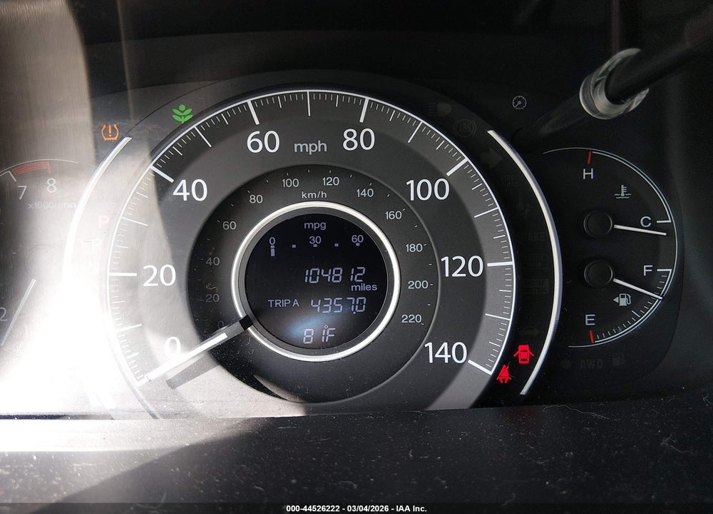 2014 HONDA CR-V EX-L VIN: 5J6RM4H70EL030748