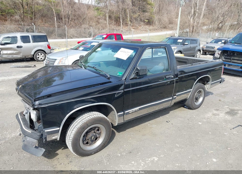 1992 CHEVROLET S TRUCK S10 VIN: 1GCCS14Z3N2170810