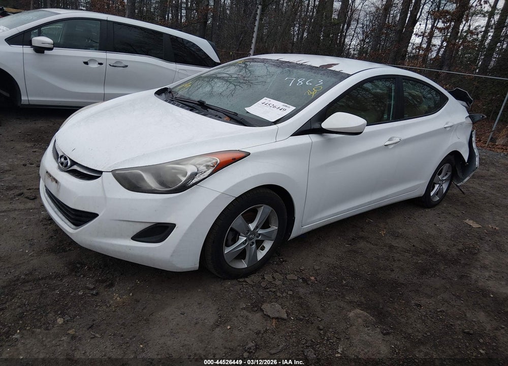 2013 HYUNDAI ELANTRA GLS VIN: 5NPDH4AE8DH367863