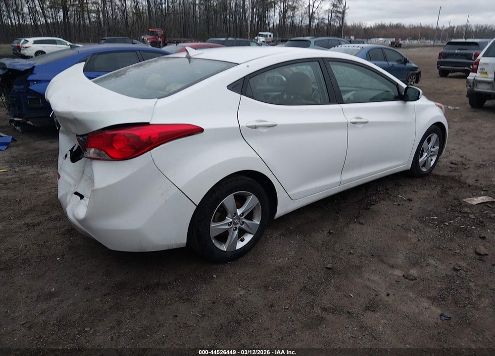 2013 HYUNDAI ELANTRA GLS VIN: 5NPDH4AE8DH367863