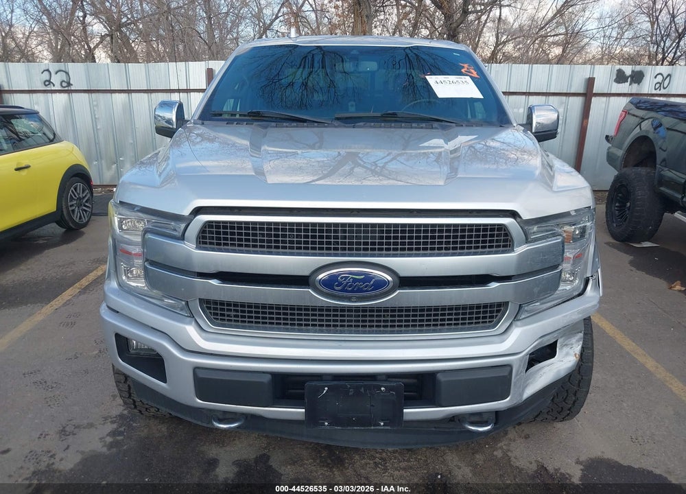 2019 FORD F-150 PLATINUM VIN: 1FTEW1E46KFD33437