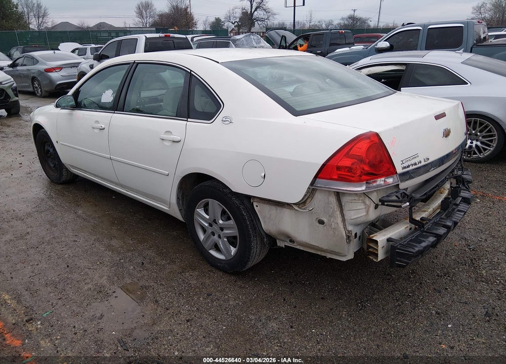 2007 CHEVROLET IMPALA LS VIN: 2G1WB58K879283084