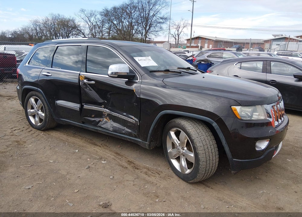 2011 JEEP GRAND CHEROKEE OVERLAND VIN: 1J4RR6GGXBC625956