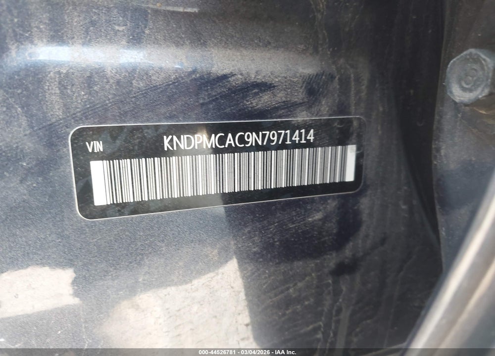 2022 KIA SPORTAGE LX VIN: KNDPMCAC9N7971414
