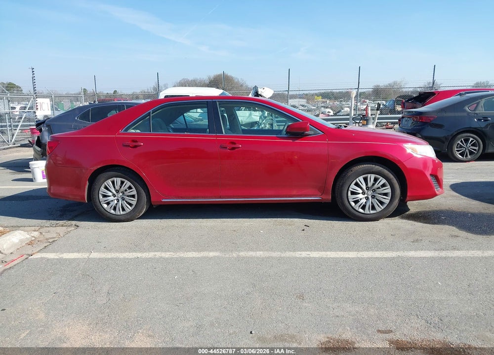 2012 TOYOTA CAMRY LE VIN: 4T1BF1FKXCU551972