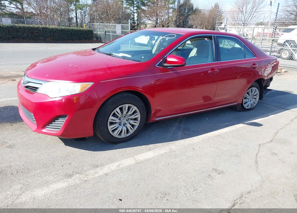 2012 TOYOTA CAMRY LE VIN: 4T1BF1FKXCU551972