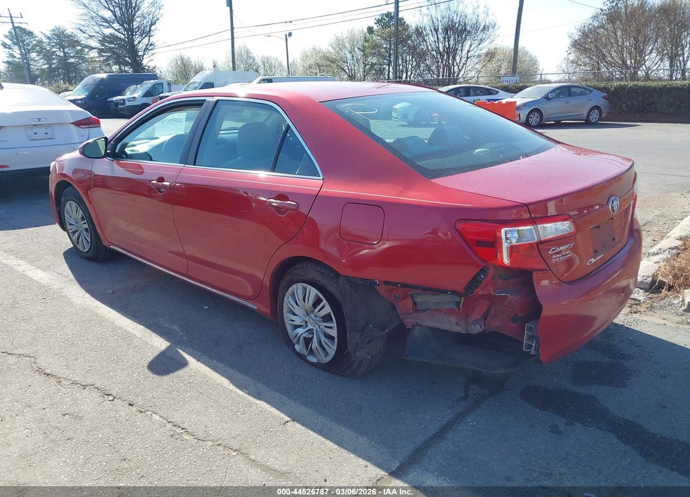 2012 TOYOTA CAMRY LE VIN: 4T1BF1FKXCU551972